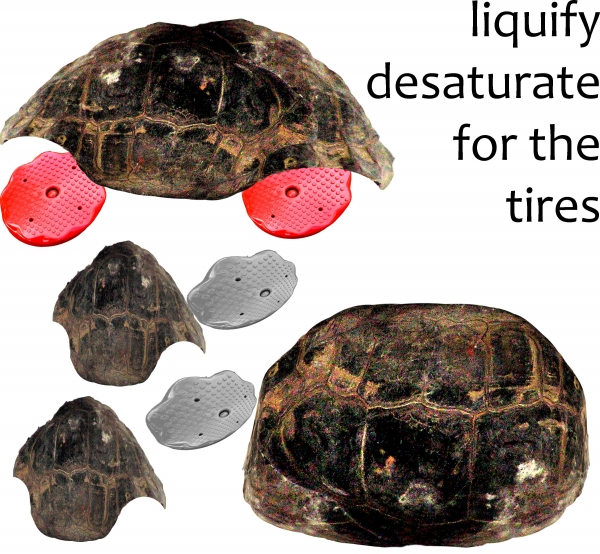 Creation of Turtle Beetle w/Pink Interior: Step 5